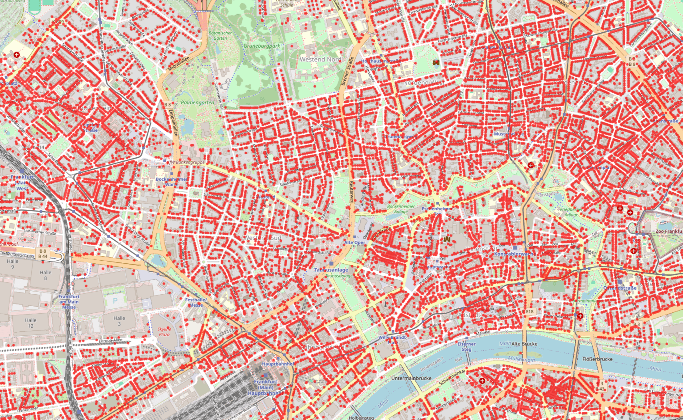 Address data example