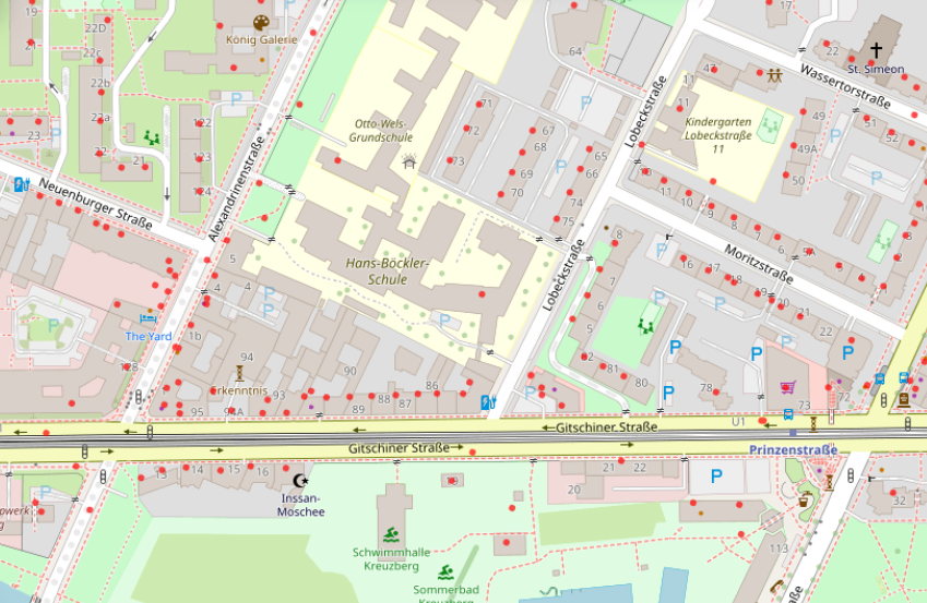 Address data example