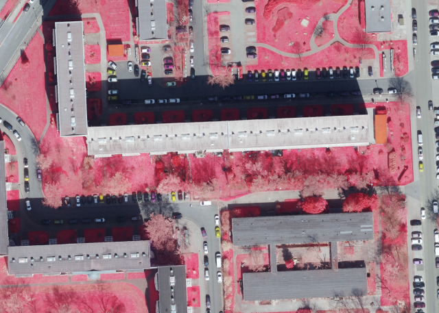 Infrared orthophoto example